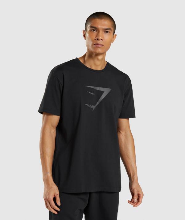 Panske Tricka Gymshark Sharkhead Infill Čierne | ET8970216